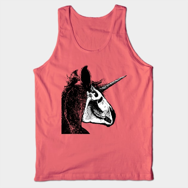 Unicorn Tank Top by vvilczy